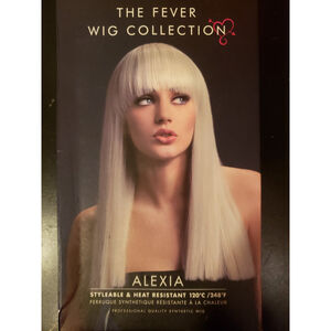 New Blonde Straight Wig With Bangs Costume Cosplay Halloween